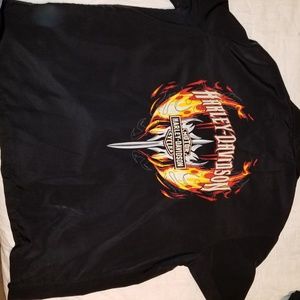 Harley Davidson button up 2xl
